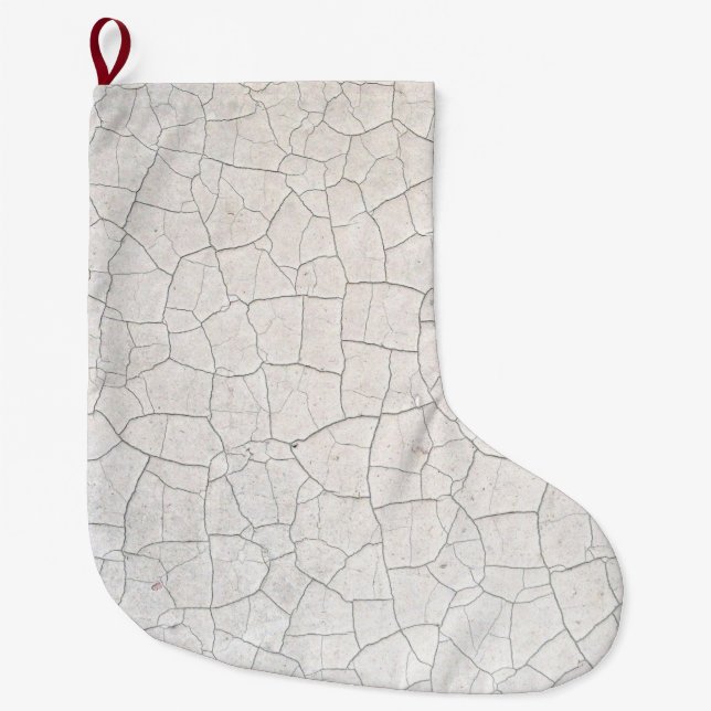 Risse Oberfläche Großer Weihnachtsstrumpf (Vorderseite)