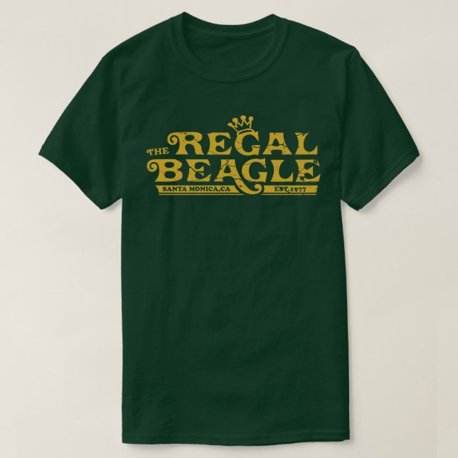 Risse Regal Beagle Vintag T-Shirt (Design vorne)