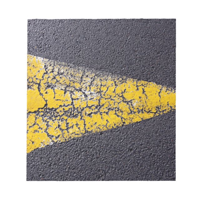 Risse Straße Notizblock (Vorderseite)