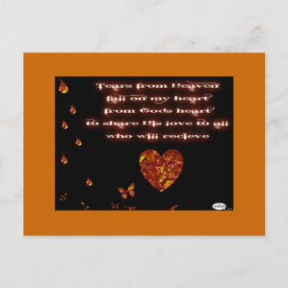 Risse vom Himmel Postkarte