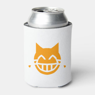 Risse von Freude Emoji Katze Dosenkühler