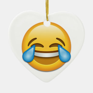 Risse von Freude emoji lustig Keramik Ornament