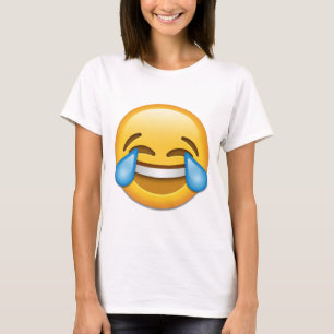 Risse von Freude emoji lustig T-Shirt