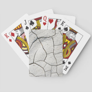 Rissige Erdtextur Spielkarten