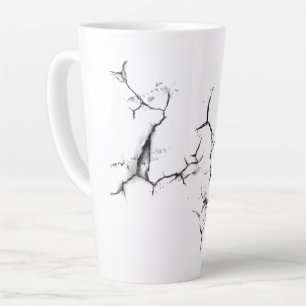 Rissige Latte-Tasse Milchtasse