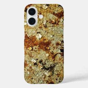 Rissige rostige Metalloberfläche iPhone 16 Hülle