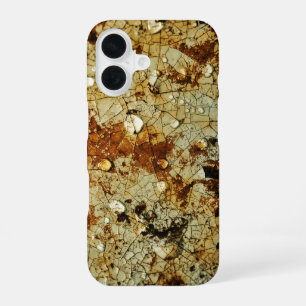 Rissige rostige Metalloberfläche iPhone 16 Hülle