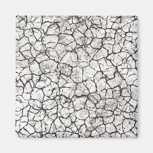 Rissiges Marmordigitalmuster Magnet