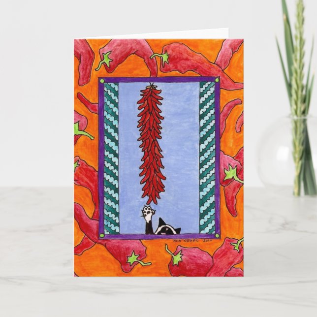 Ristra kitty karte (Vorderseite)