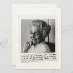 Rita Levi-Montalcini Zitat Frauen in der Wissensch