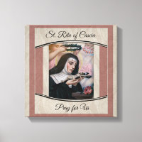 Rita of Cascia Thorns Rose Crucifix