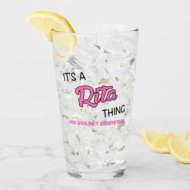 Rita, was du nicht verstehen würdest glas (Vorderseite Ice)