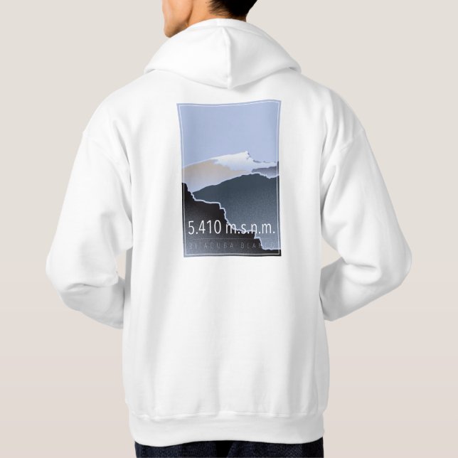 Ritacuba Blanco Mountain, Kolumbien Hoodie (Rückseite)