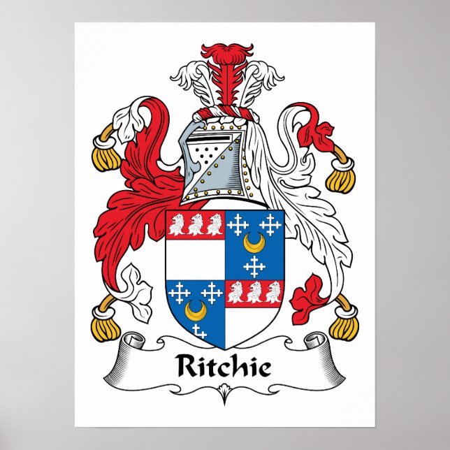 Ritchie Familienwappen Poster (Vorne)