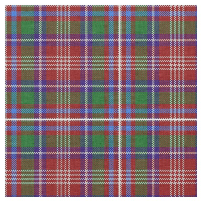 Ritchie Tartan-Druck Stoff (Nahaufnahme)