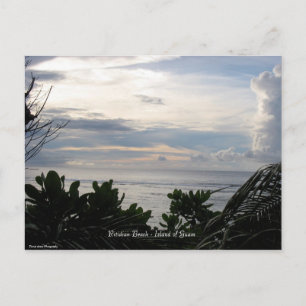 Ritidian Beach - Insel Guam Postkarte
