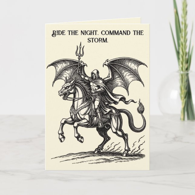 Ritt der Höllenvorhut Karte (Vorderseite)