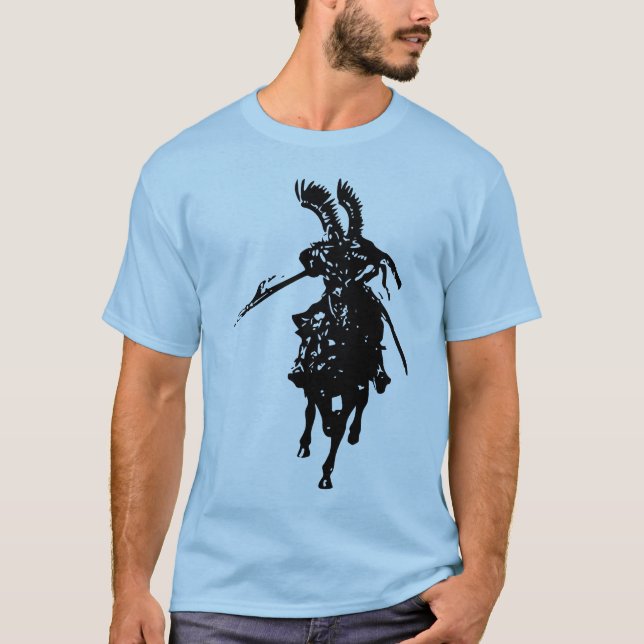 Ritter auf dem Pferd T-Shirt (Vorderseite)