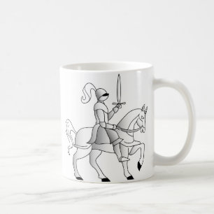 Ritter auf Pferd Tasse