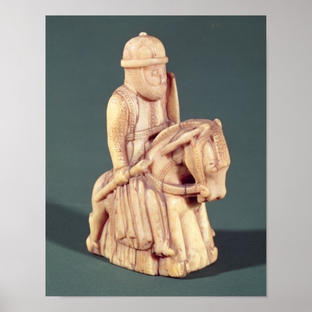 Ritter aus dem Schach-Set Poster (Vorne)