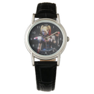Ritter Batmans Arkham Harley Quinn mit Schläger Armbanduhr
