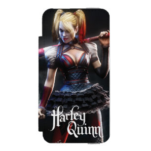 Ritter Batmans Arkham   Harley Quinn mit Schläger Incipio Watson™ iPhone 5 Geldbörsen Hülle