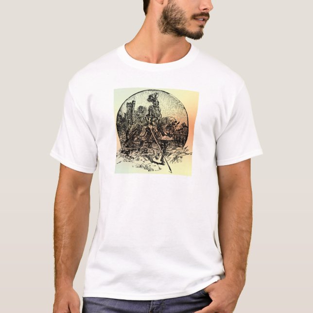 Ritter bereit für Joust T-Shirt (Vorderseite)