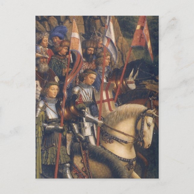 Ritter Christi (Gent Altarpiece) Postkarte (Vorderseite)