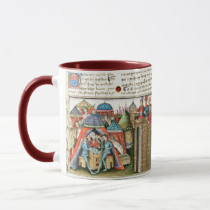 Ritter Cifar beobachtet das Feindeslager beim Scha Tasse