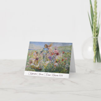 Ritter der Blume (Leere Innenseite) Note Card