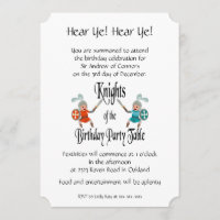 Ritter des Geburtstags