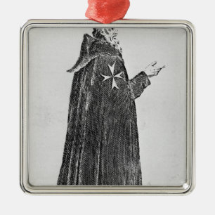 Ritter Hospitaller in der ursprünglichen Silbernes Ornament