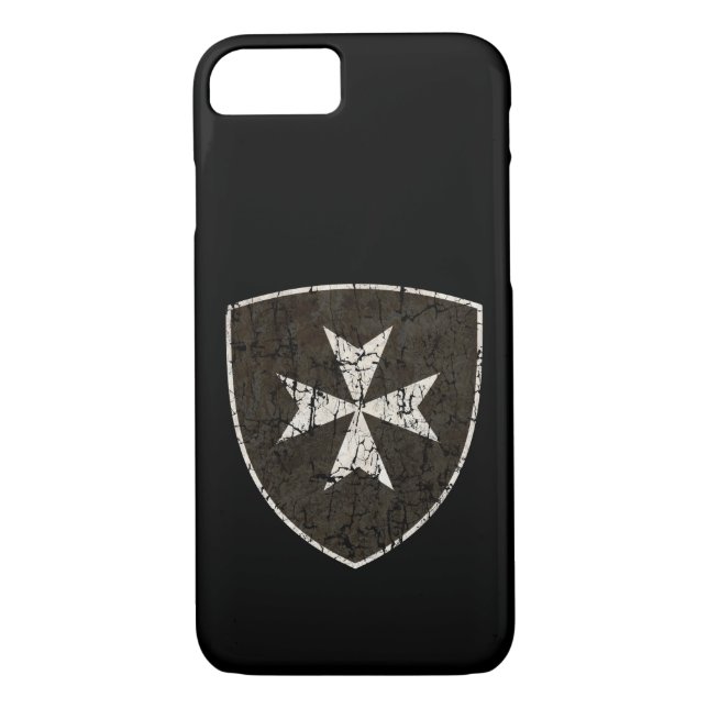 Ritter Hospitaller Kreuz, beunruhigt Case-Mate iPhone Hülle (Rückseite)