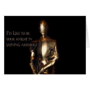 Ritter in glänzender Rüstung