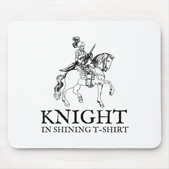 Ritter in leuchtender Rüstungsfeier Halloween Rena Mousepad (Vorne)
