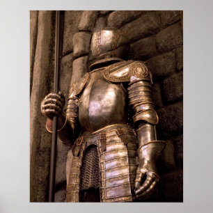 Ritter in Rüstung Poster