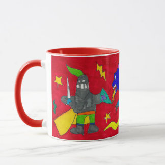 "Ritter in strahlender Rüstung" Bunter Becher Tasse