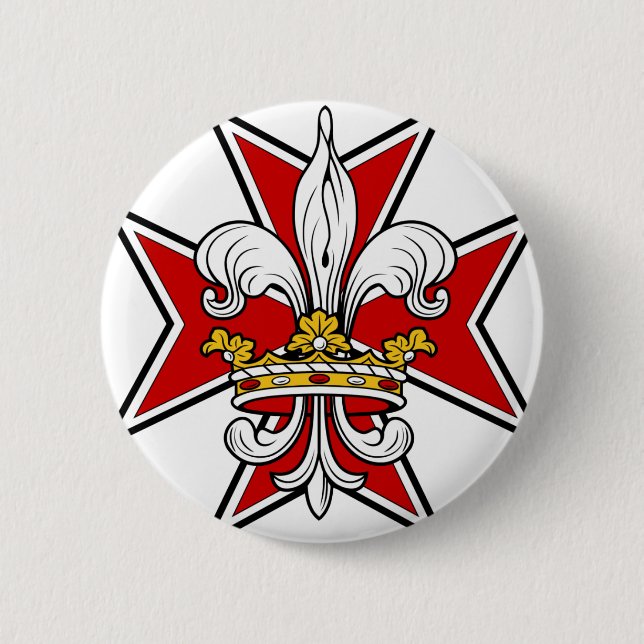 Ritter-Kreuz Button (Vorderseite)
