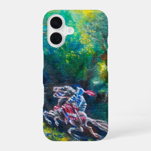 RITTER LANCELOT, PFERD REITEND IM GRÜNEN WALD iPhone 16 HÜLLE