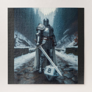 Ritter oder Paladin in Vollplatten-Rüstung Puzzle