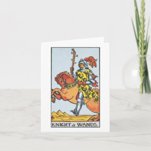 Ritter of wands - Rider Waite Smith Tarot Karte