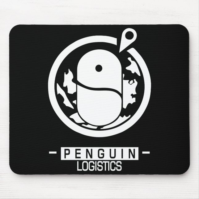 Ritter - Pinguin Logistik Mousepad (Vorne)