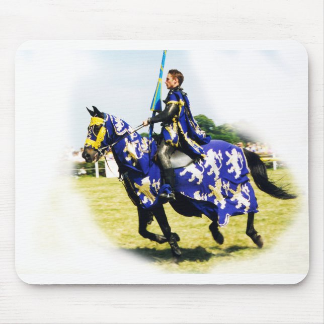 Ritter reiten mousepad (Vorne)