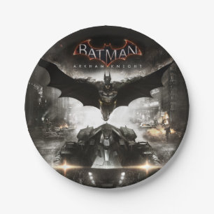 Ritter-Schlüssel-Kunst Batmans Arkham Pappteller