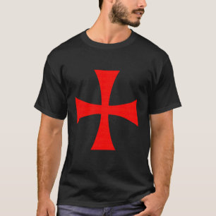 Ritter Tempelritter Kreuz Katholischer Christliche T-Shirt