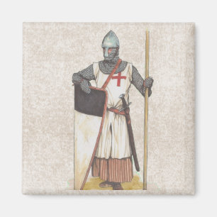 Ritter Templar historisch Magnet