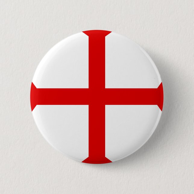 Ritter Templar Kreuz Button (Vorderseite)