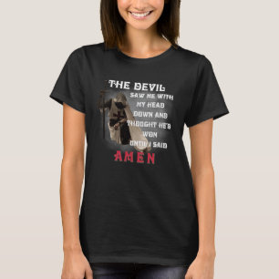 Ritter Templar Mensch des Glaubens Ich bin der Soh T-Shirt