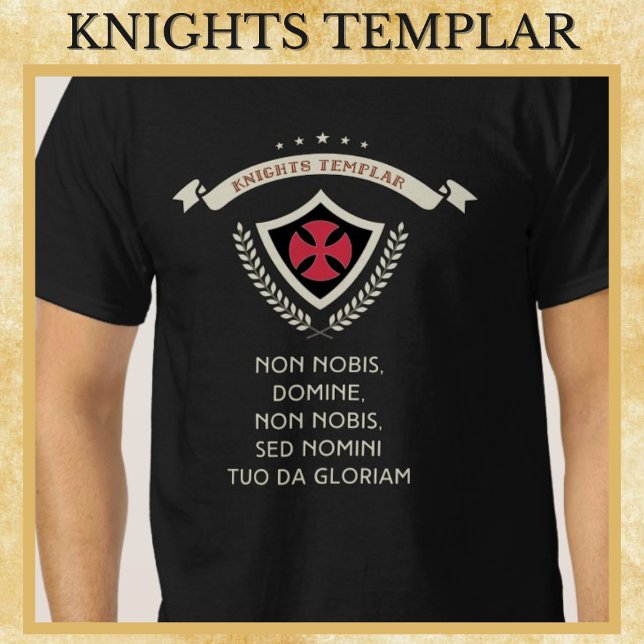 Ritter Templar mittelalterlicher Krieger des Handl T-Shirt (Von Creator hochgeladen)