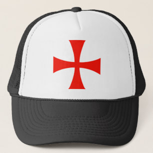 Ritter Templar Querrot Truckerkappe